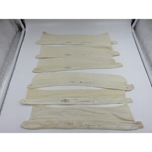 Vintage Geo P Ide & Co Detachable Shirt Collars Lot of 6 Kirkland Durstead 15-16